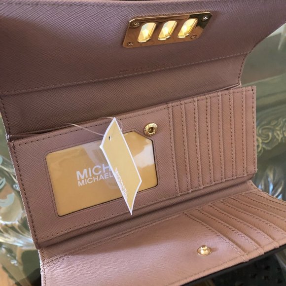 NWT Michael Kors Karson Handbag&wallet&pouch&pom - Picture 7 of 8